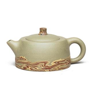 宜兴紫砂壶井栏壶豆青砂家用泡茶壶功夫茶具胶泥壶厂家