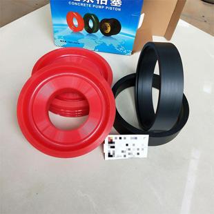 细石泵活塞头二次构造泵活塞密封混凝土砂浆输送泵橡胶整体活塞