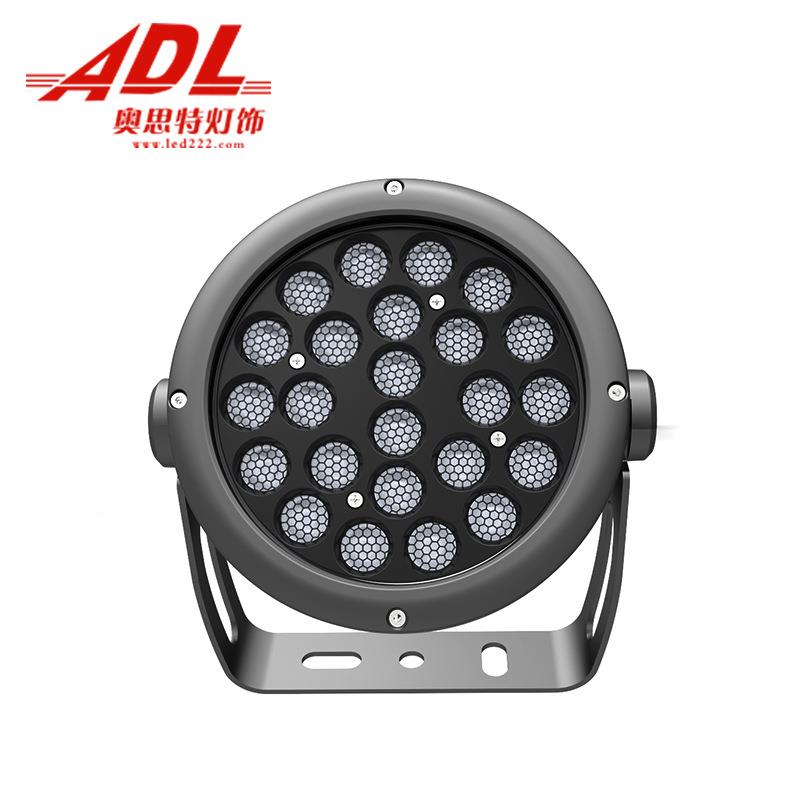 Bd户外投射灯广场夜景投光灯园林插地灯防l水RG圆形车e轮聚光灯