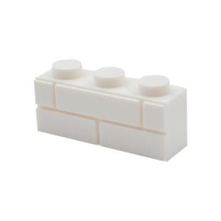 小颗粒积木3622格纹墙砖1X3建筑围墙MOC零配件一公斤约940粒