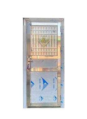 广东出租房公寓钢质防盗门304不锈钢金属学校教室门单开门进户门