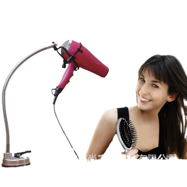 吹机架36人0度旋转ID7546B懒免打孔美架发风风筒吸盘式吹风机托架