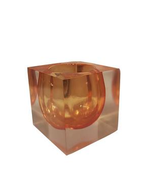 北欧简约透明树脂笔筒摆件可用来储水小花器书桌办公室装饰品摆件