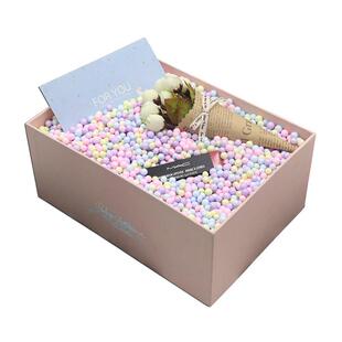 厂家气球填充物彩色流星球马卡龙色泡沫球手工制作原材料