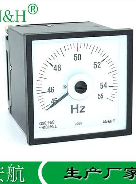 金属壳Q96-HZC频率表45-55HZ55-65HZF96-HZ51L5船用频率表