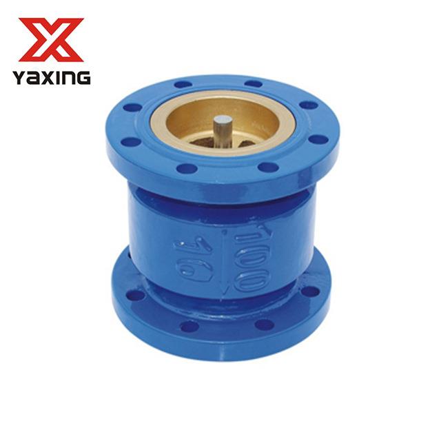 HC41X消声止回阀铜芯法兰连接快速关闭止回阀GGG50