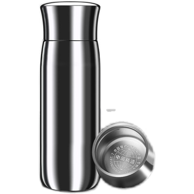 高档316全钢真空保温杯男商务杯女士大容L量杯高级不锈钢刻字水杯