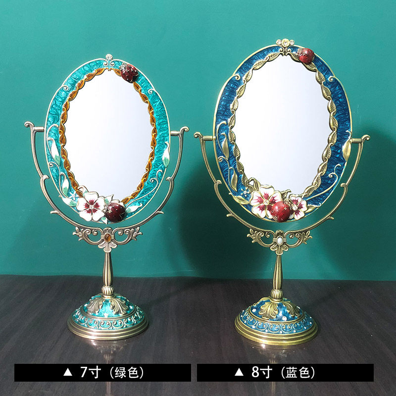 绿野仙踪复古欧式单面台式镜子创C意公主梳妆镜高清桌面化妆镜礼,家庭/个人清洁工具,随身化妆镜,淘宝优惠券,粉丝福利购,淘宝优惠卷