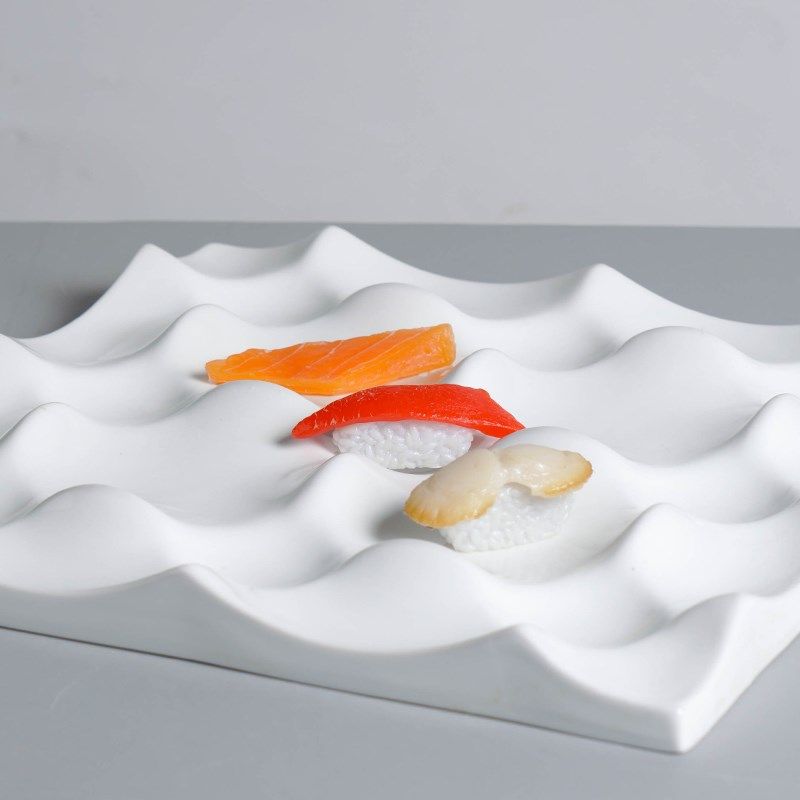 酒店创意下午茶异形不规则点心盘子餐厅I个性凉菜糕点盘大号方形,餐饮具,盘,淘宝优惠券,粉丝福利购,淘宝优惠卷