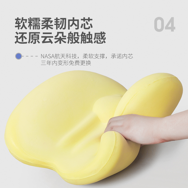 办公室椅垫坐垫靠垫一体久t坐电脑椅护腰神器学生宿舍腰靠孕妇减