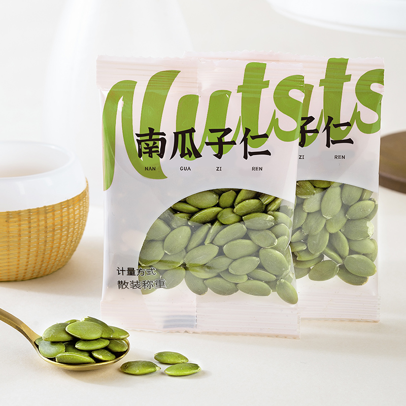 新货南瓜子仁独立小包装500g原味烘培坚果果干孕妇零食熟南瓜籽仁