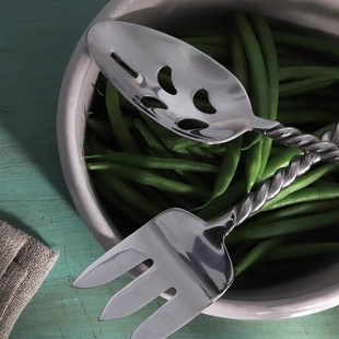 快速发货20e25德国西餐具套装 10不锈钢手工异型西餐勺牛排刀叉