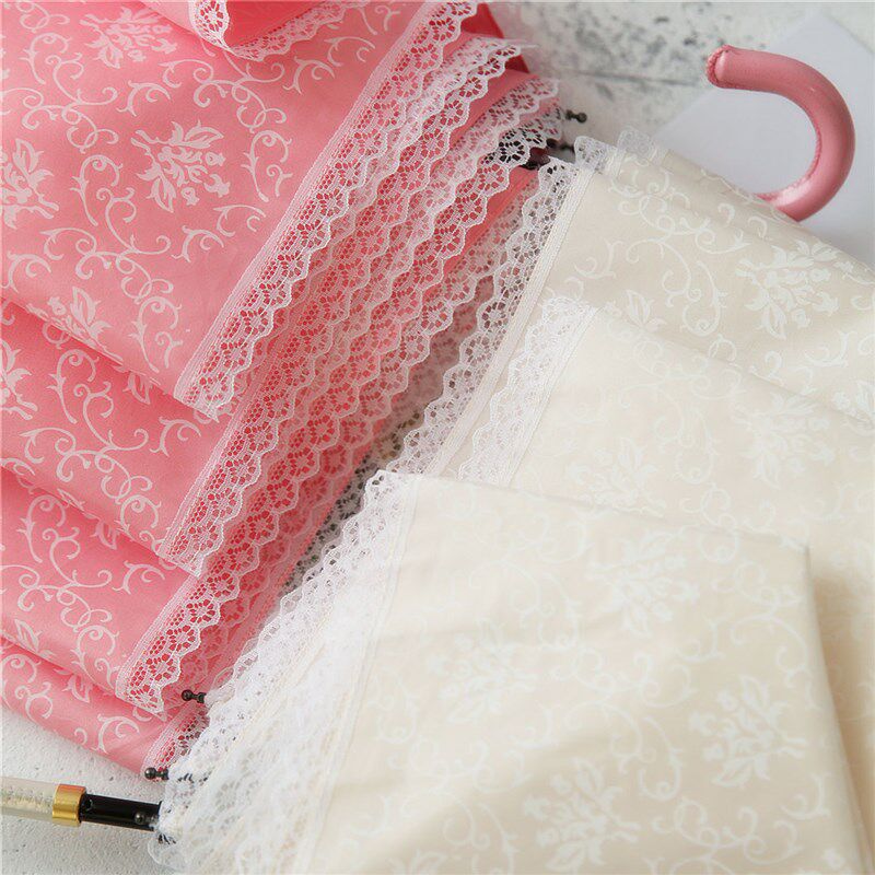 快速发货沛欣小白伞弯柄蕾丝x伞公主晴雨伞弯柄三折叠铅笔遮阳伞