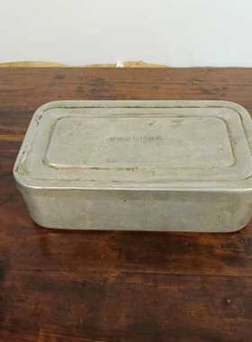 7080年代老式铝饭盒怀旧老物件食堂餐具餐盒药盒复古道具装饰摆件