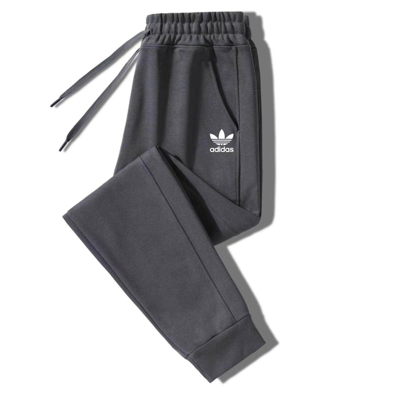 秋冬季潮牌休闲长裤男女款束脚运动卫裤宽松大码百搭青年裤子加绒