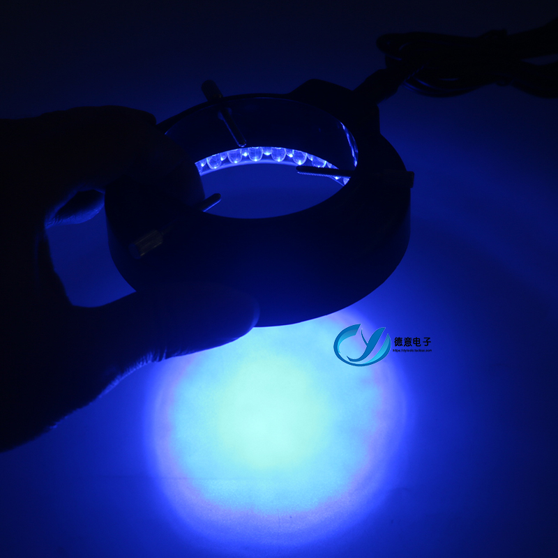 显微镜光源 LED环形灯管 led灯源 正白黄K色蓝色红色绿色光定制24