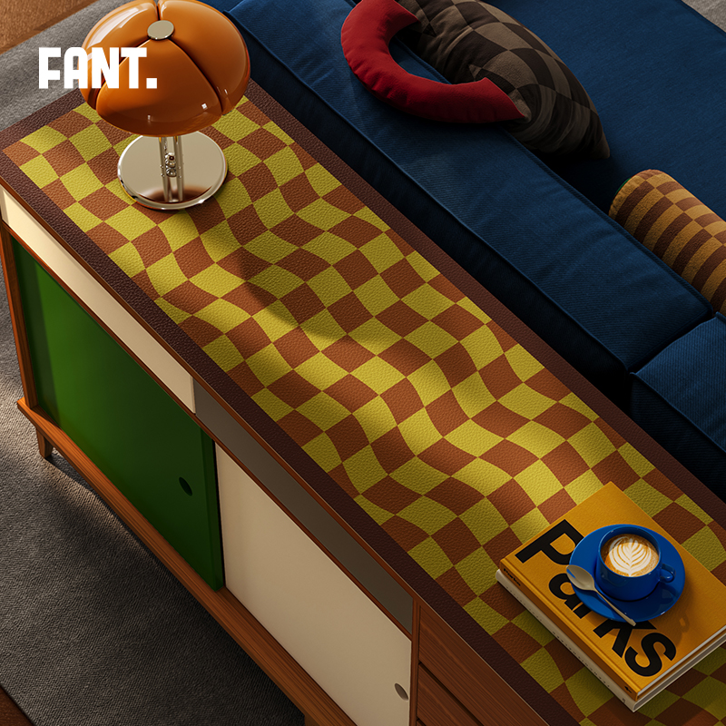 中古风高级感边柜垫电视柜垫