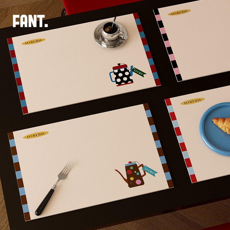 摩尔游记餐垫宠物小学生专用隔热垫轻奢高级感防水防油防烫碗盘垫,居家布艺,餐垫,淘宝优惠券,粉丝福利购,淘宝优惠卷