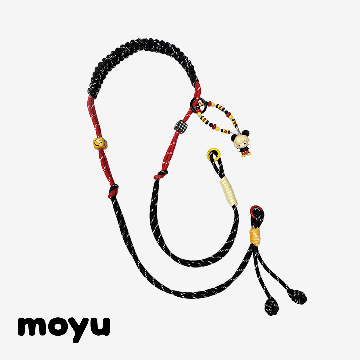 摸鱼原创泡泡玛特迪士尼萌粒手工编织手机挂绳可调节斜挎多用挂链,3C数码配件,手机挂件/手机链,淘宝优惠券,粉丝福利购,淘宝优惠卷