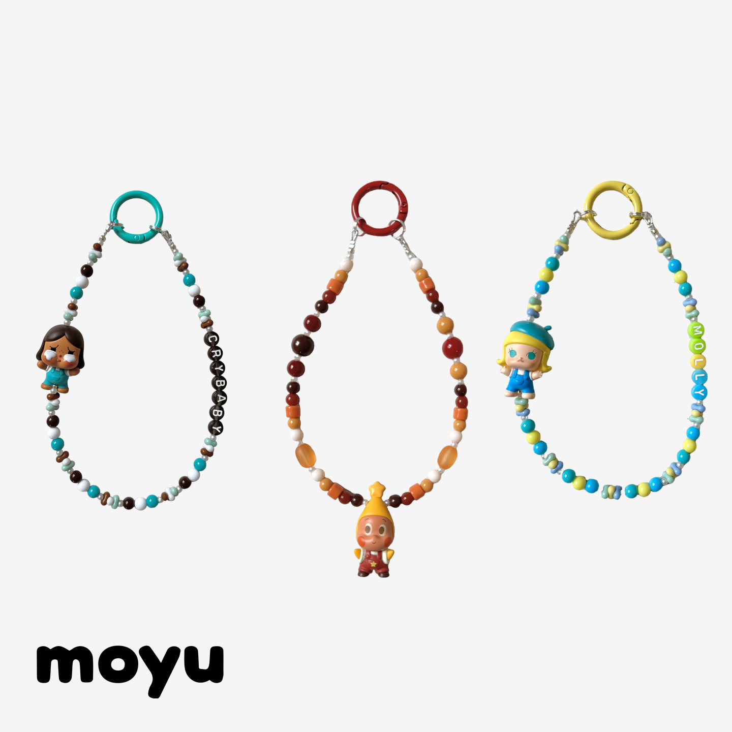 摸鱼原创泡泡玛特手机链molly抱抱萌粒手机挂绳挂件字母可定制,3C数码配件,手机挂件/手机链,淘宝优惠券,粉丝福利购,淘宝优惠卷