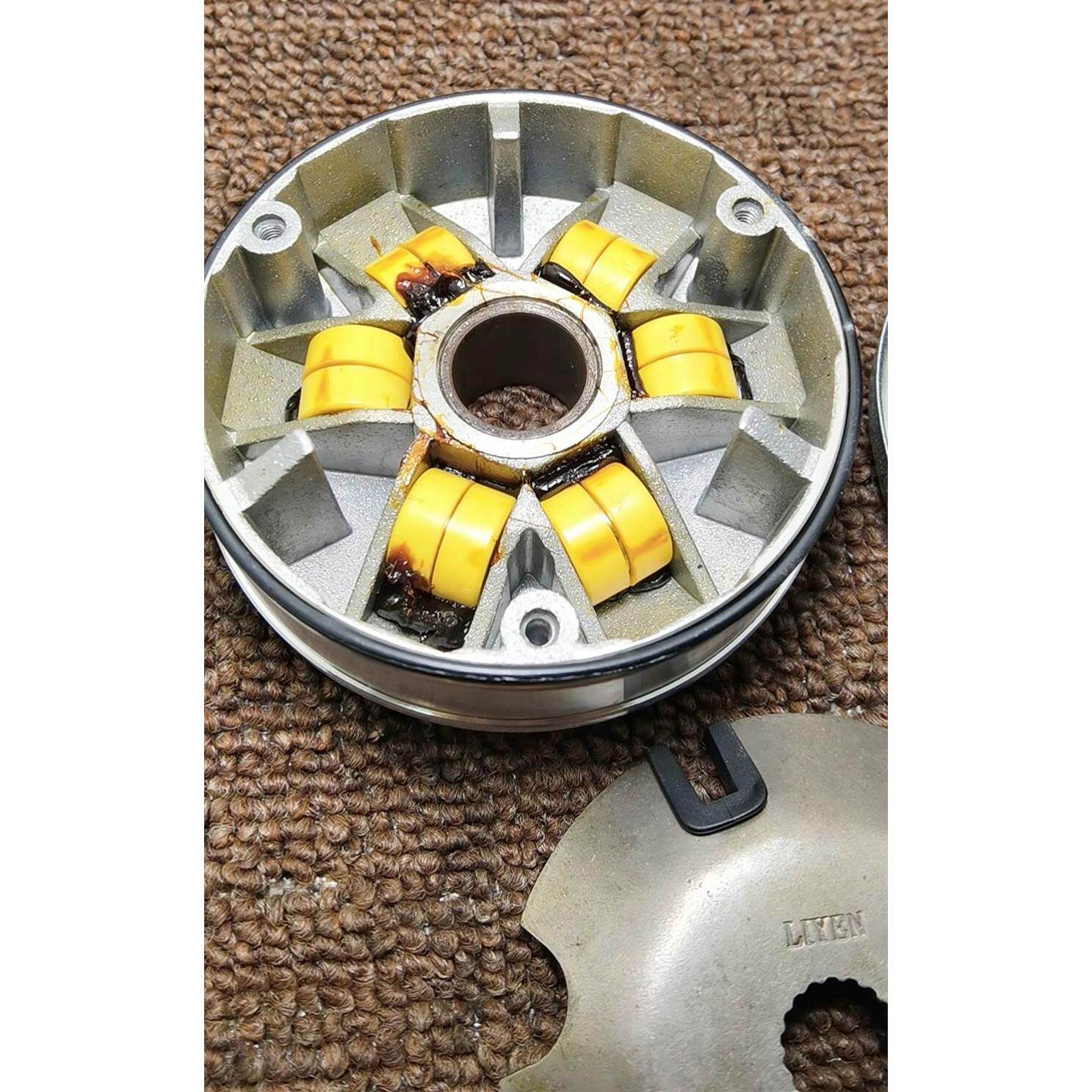 新大洲80 比亚乔速飞乐 淑女80zip普利盘 前驱动盘 移动轮 前离