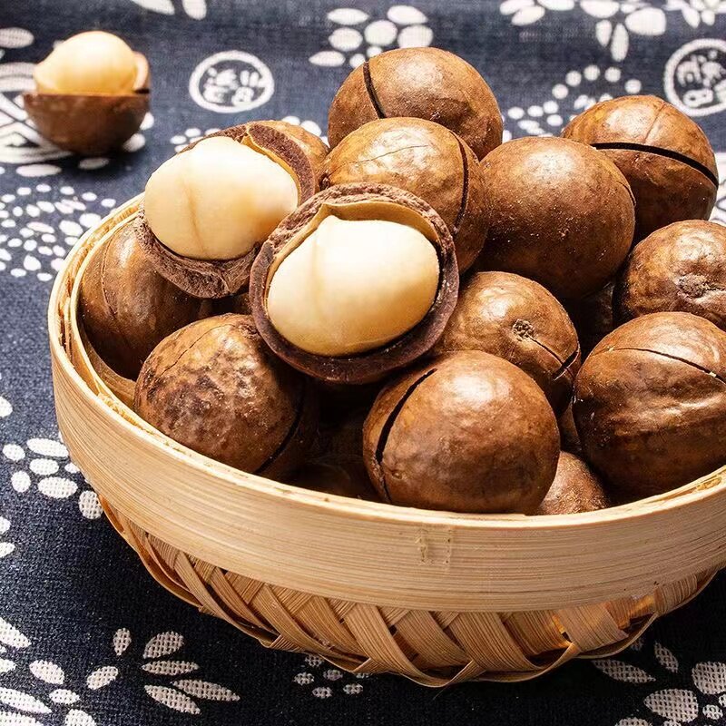 一整箱】夏威夷果奶油味大果袋装坚果批发价办公室零食批发罐装