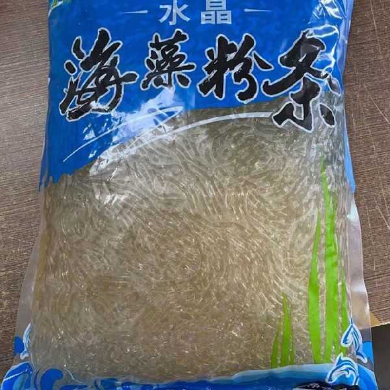 5斤海藻晶粉海藻面海菜粉条海草海藻沙拉0脂凉粉饱腹代餐四季凉粉