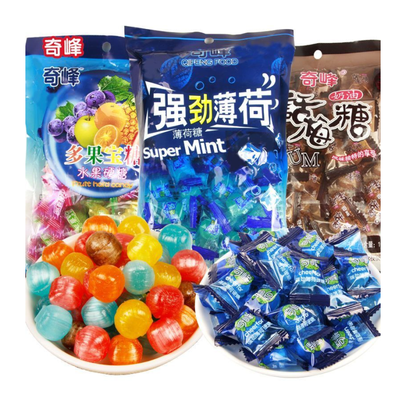 强劲薄荷糖老式清凉润喉水果糖招待硬糖非提神醒脑批发包邮