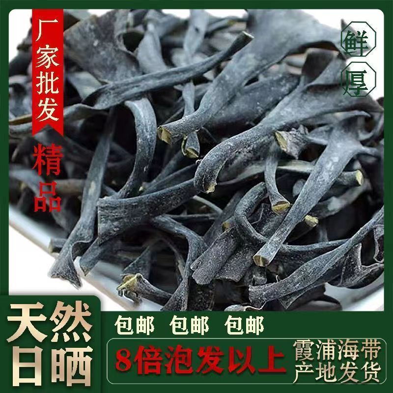 霞浦特产海带头 软糯特厚海带根梗无盐无沙 野生干货日晒淡干批发