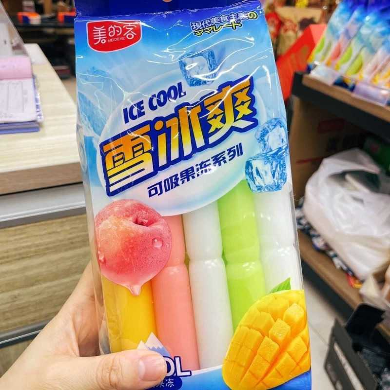 棒冰夏日混合口味果味碎冰10饮料怀旧吸吸零食冰棒冻力十足解暑