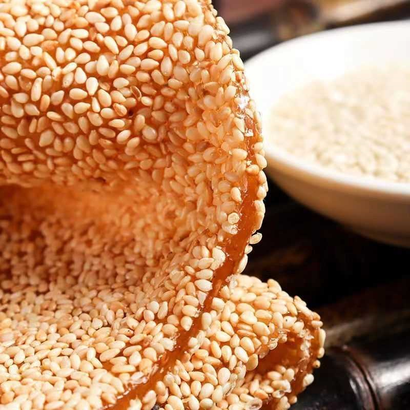 桂花味板子牛皮糖正宗老式牛筋休闲零食特产怀旧儿时批发芝麻糖果
