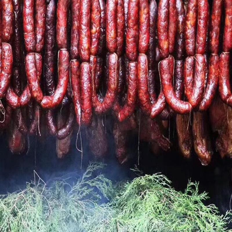 四川麻辣香肠腊肉腊肠特产农家手工自制腊味烟熏辣肠猪肉烤肠腊肉