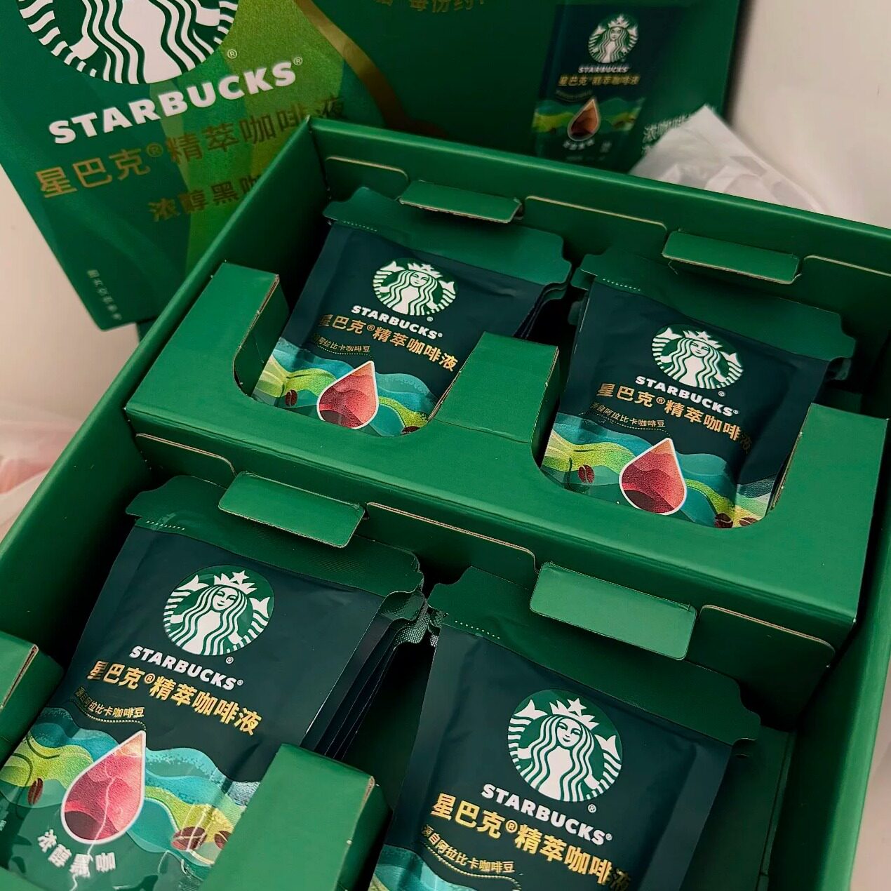 山姆星巴克精萃咖啡液即冲即饮冷热皆适配会员超市代购官方旗舰店