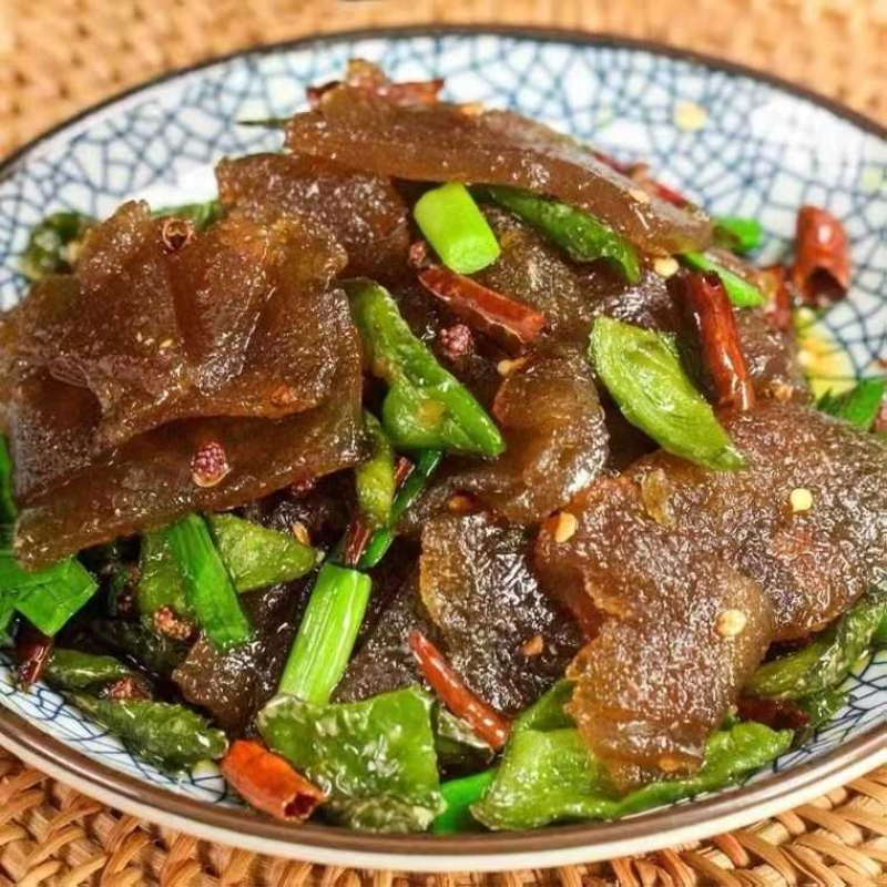 纯手工红薯蕨粑苕皮贵州铜仁传统特产成品红薯粉粑粑家庭装炒菜