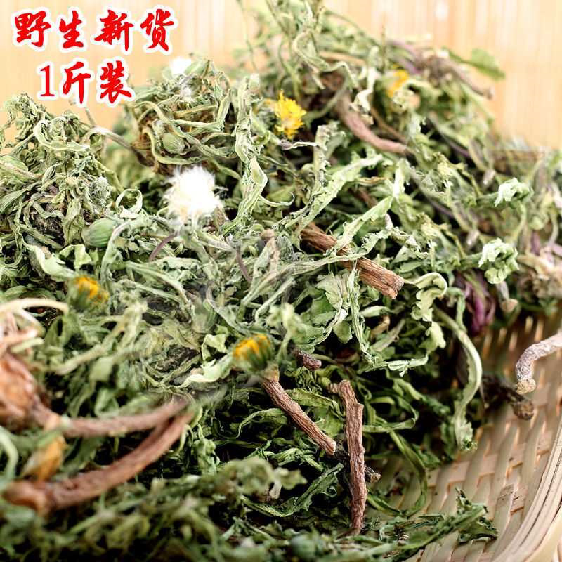 野生蒲公英茶带根带花纯干的新货蒲公英蒲公英泡水喝天然婆婆丁茶