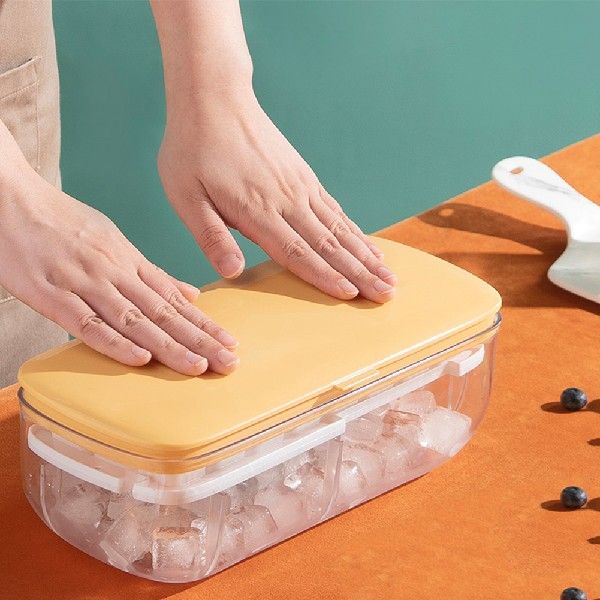 3 in 1 Ice Cube Tray with Lid Silicone Ice Container Maker
