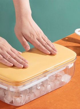 3 in 1 Ice Cube Tray with Lid Silicone Ice Container Maker