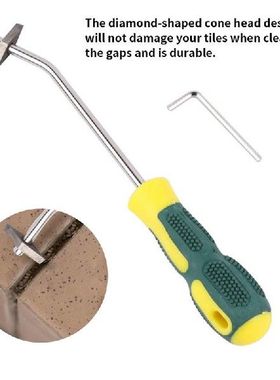 Floor Cement Tile Grout Remover Rubber Steel Tiles Gap