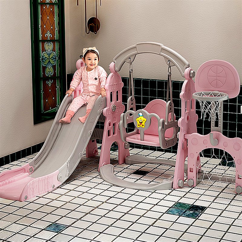 儿童滑滑楼梯室内k外家用婴幼儿小孩秋千塑料滑梯组合小型宝宝玩
