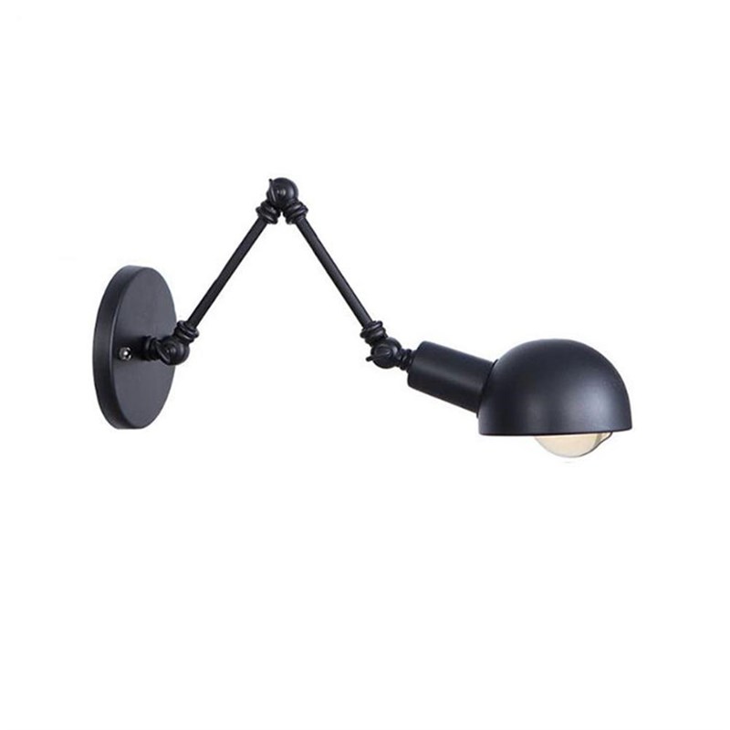 Loft Industrial adjustable long swing arm Wall lamp Fixture