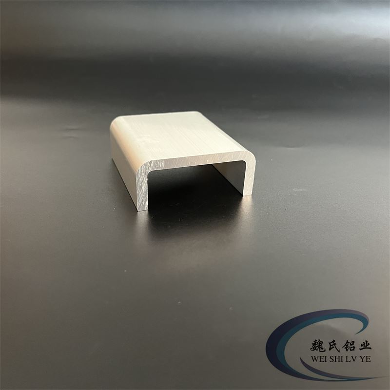U型槽60*25*5mm内径50mm铝合金槽钢6063氧化铝导轨工业C型槽型材