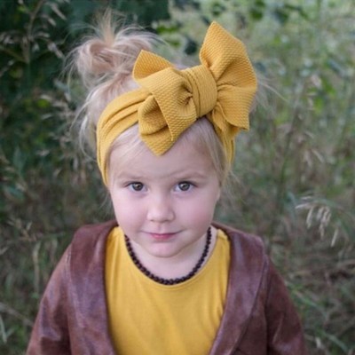 Fit All Baby Large Bow Girls Headband Big Bowknot Headwrap K