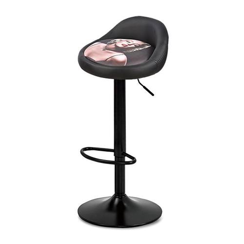 。吧台椅酒吧椅子旋转升降靠背家用高脚凳圆凳子时尚创意凳转椅