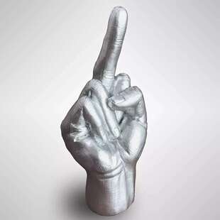 Resin gesture table statue finger sculpture decoration perso