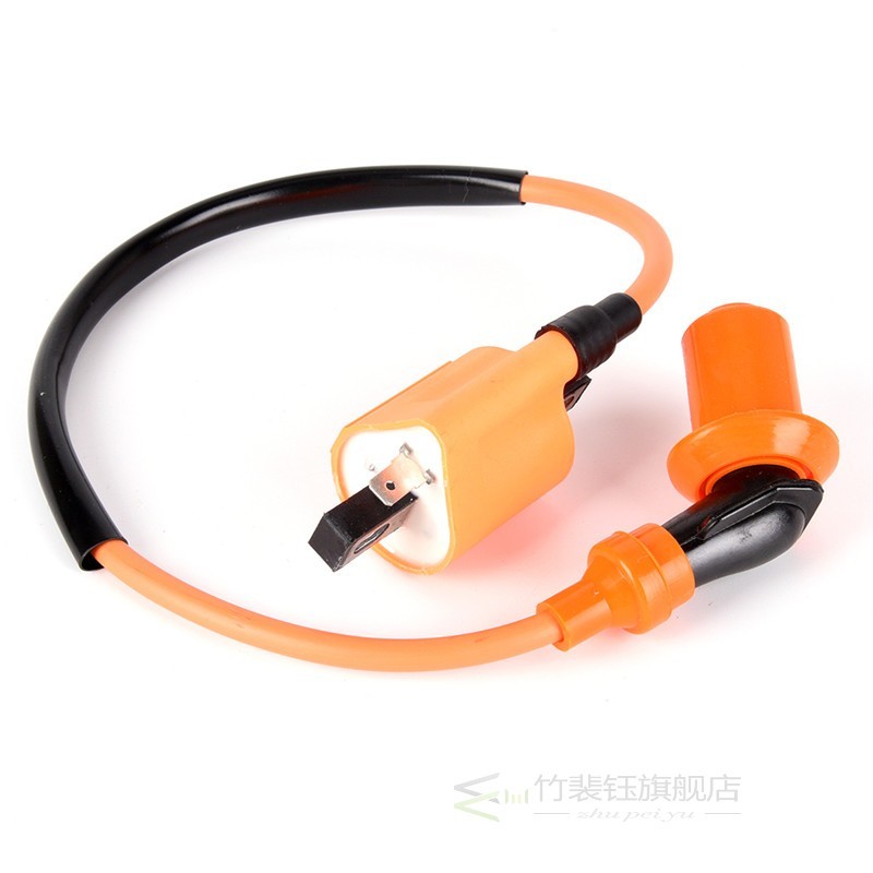 New Orange Rubber Racing Ignition Coil for 125cc 150cc 200cc