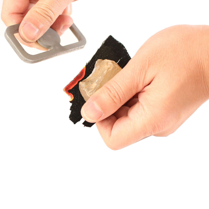 Outdoor Flint Starter Steel Striker Kit Camping Fire