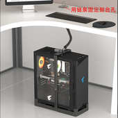 办公室台式 电脑锁主机箱网吧防盗保密柜学校宿舍宾馆托架酒店民宿