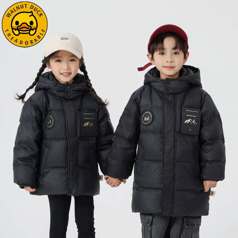 小黄鸭冬季儿童羽绒服连帽外套XT101-XYY