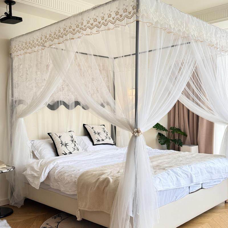 可定制2025新款A类蚊帐加密家用卧室宫廷支架落地床幔公主风单人,床上用品,蚊帐,淘宝优惠券,粉丝福利购,淘宝优惠卷