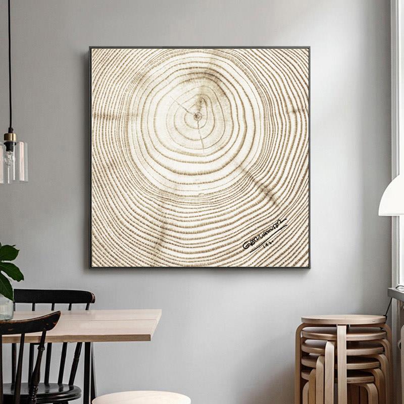 百年孤独 马尔克斯 北欧现代抽象客厅装饰画抽象画入户玄关挂画